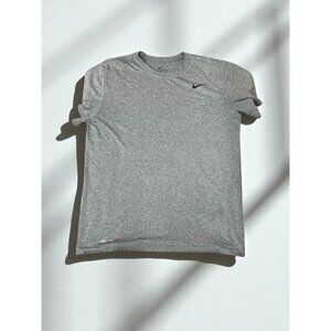 Nike Mens Gray Dri-Fit Short Sleeve Athletic Tee Shirt Size S